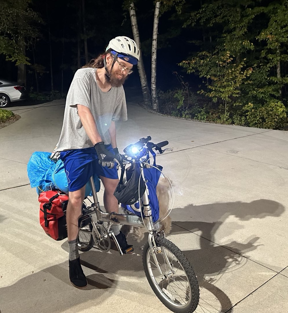 Figure 1: Biked &amp; camped 100 miles (160 km) from Milwaukee to Manitowoc in 36 hours