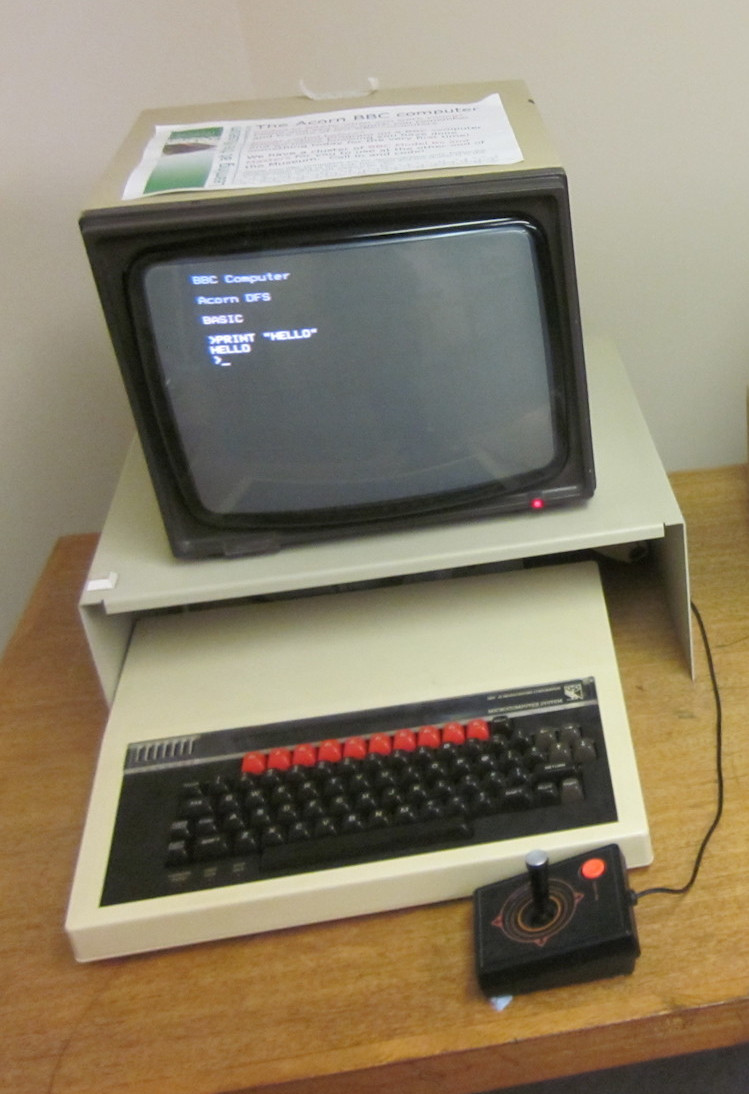 Figure 2: A BBC Microcomputer at The National Museum of Computing (2014)